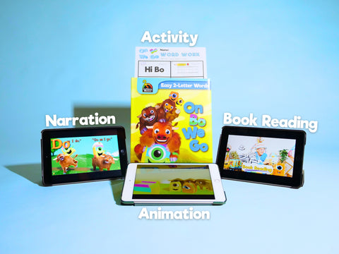Reading Starter Bundle - 3 Kits - Videos and Worksheets - Instant Digital Access