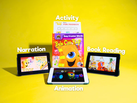 3-Letter Book Bundle - 3 Kits - Videos and Worksheets - Instant Digital Access